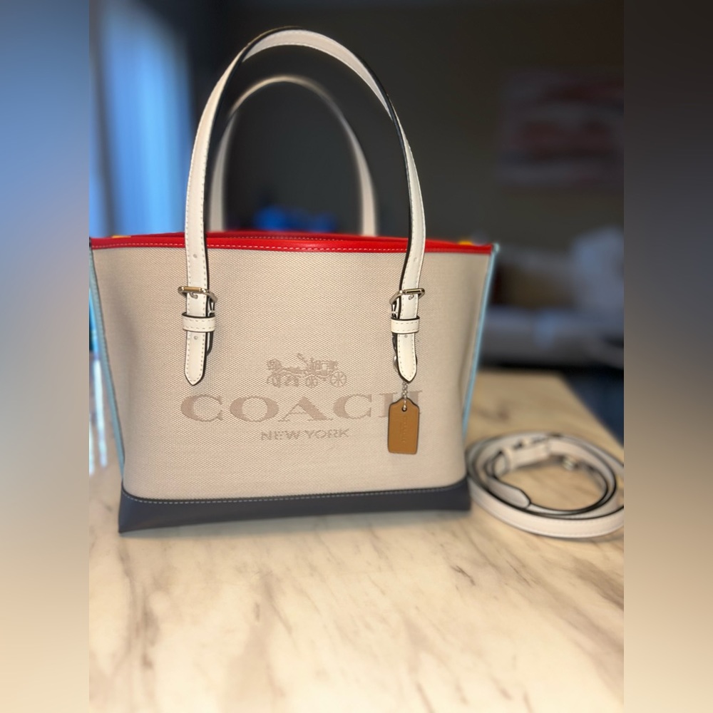 COPY - Coach Mollie Tote In Colorblock